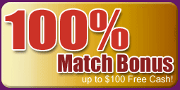 Click here to get 100% Match Bonus!!